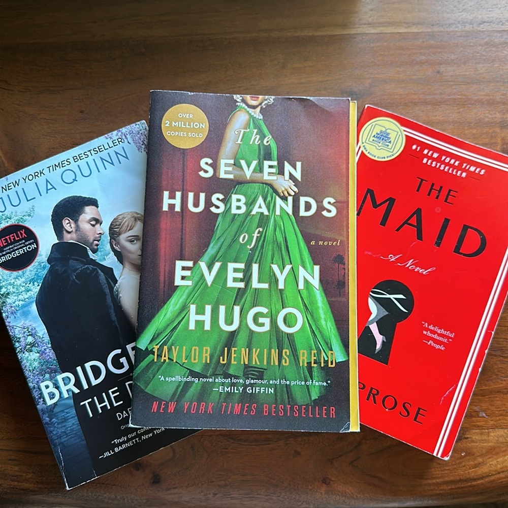Oprah Book Club: The Seven Husbands of Evenlyn Hugo, Bridgerton, The Maid